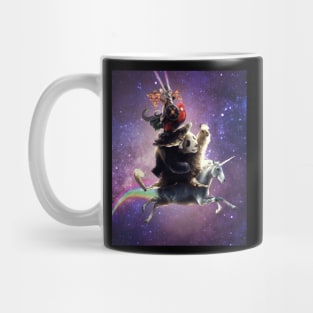 Cat Riding Chicken Turtle Panda Llama Unicorn Mug